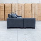 The Paige Reversible Chaise Lounge - Charcoal available to purchase from Warehouse Furniture Clearance at our next sale event.