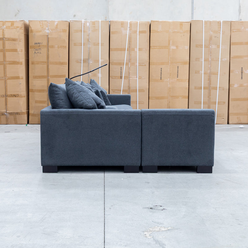 The Paige Reversible Chaise Lounge - Charcoal
