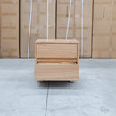 The Mandalay Mountain Ash 2 Drawer Bedside available to purchase from Warehouse Furniture Clearance at our next sale event.