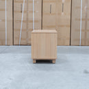 The Mandalay Mountain Ash Timber 1 Drawer Bedside available to purchase from Warehouse Furniture Clearance at our next sale event.