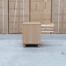 The Mandalay Mountain Ash Timber 1 Drawer Bedside available to purchase from Warehouse Furniture Clearance at our next sale event.