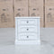 The Hampton 3 Drawer Bedside available to purchase from Warehouse Furniture Clearance at our next sale event.