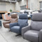 The High End Leather & Fabric Lounge Sample Clearance - In Store Only available to purchase from Warehouse Furniture Clearance at our next sale event.