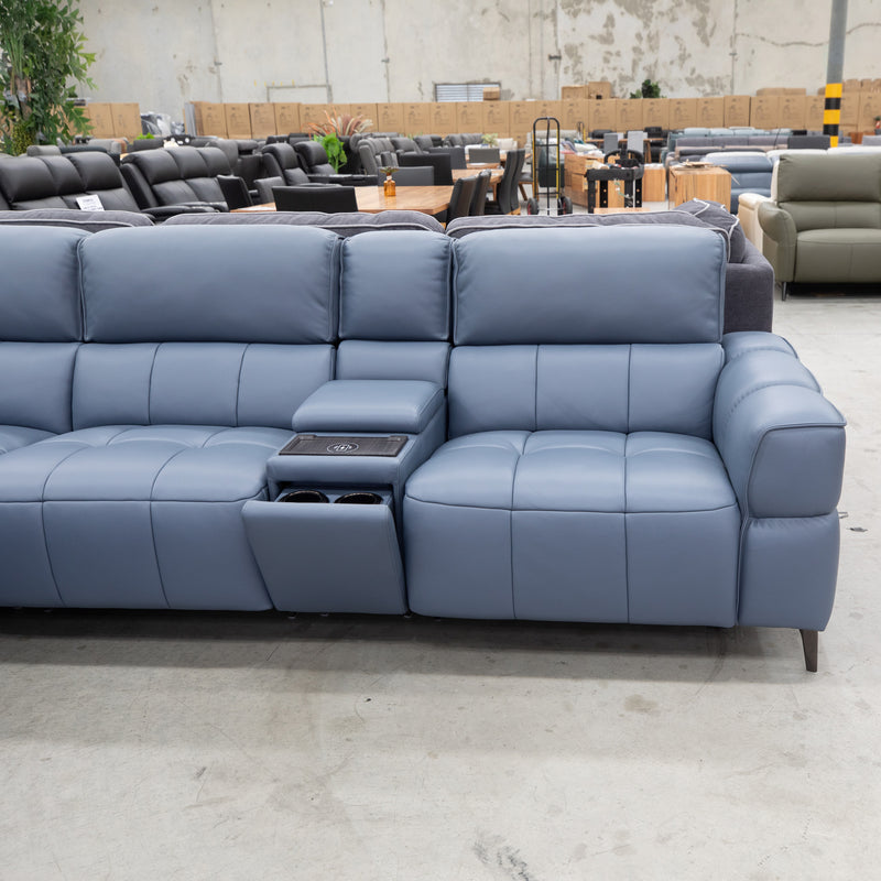 The High End Leather & Fabric Lounge Sample Clearance - In Store Only available to purchase from Warehouse Furniture Clearance at our next sale event.