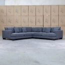 Adelina Deep Seated Corner Lounge - Lux Miss Charocal - Warehouse Furniture Clearance