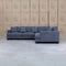 Adelina Deep Seated Corner Lounge - Lux Miss Charocal - Warehouse Furniture Clearance