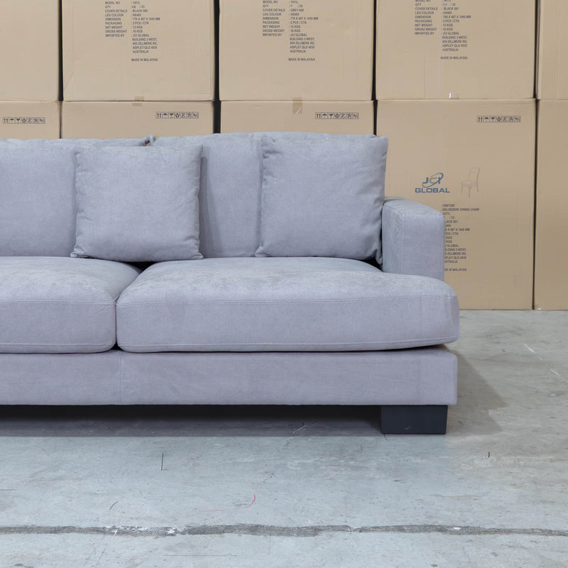 The Adelina Deep Seated Corner Lounge - Miss Cloud available to purchase from Warehouse Furniture Clearance at our next sale event.