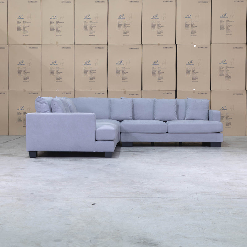 The Adelina Deep Seated Corner Lounge - Miss Cloud available to purchase from Warehouse Furniture Clearance at our next sale event.