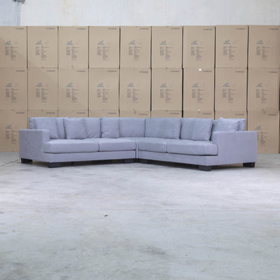 The Adelina Deep Seated Corner Lounge - Miss Cloud available to purchase from Warehouse Furniture Clearance at our next sale event.