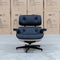 The Eames Replica Leather Chair and Ottoman - Black Leather available to purchase from Warehouse Furniture Clearance at our next sale event.