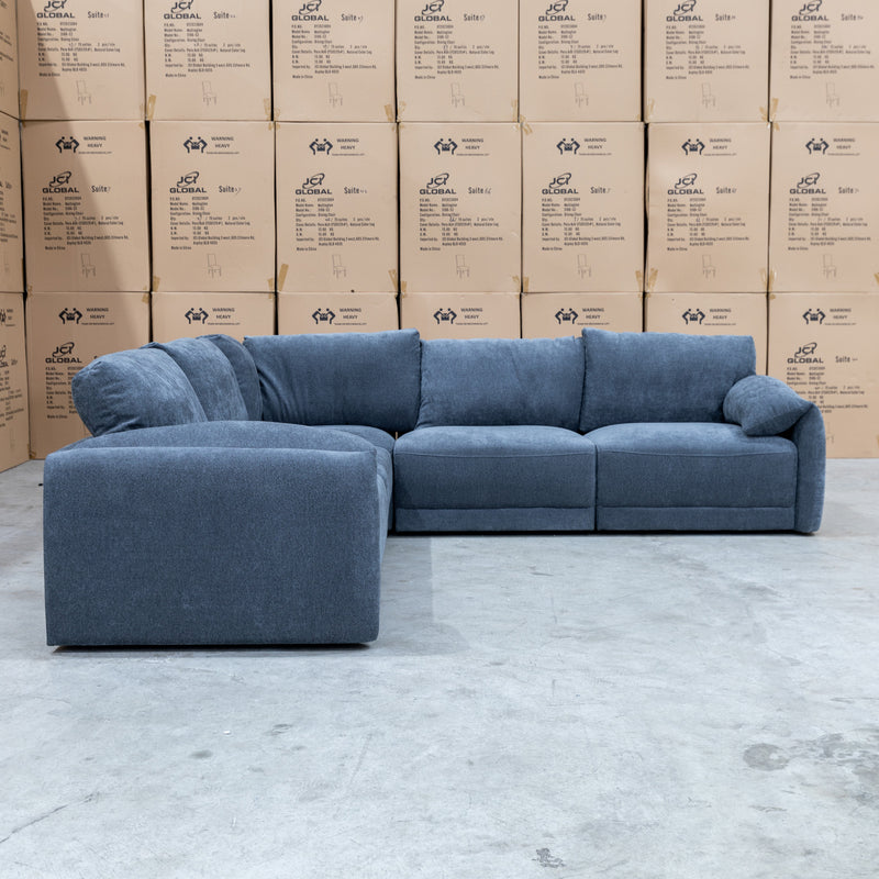 The Newcastle 5 Piece Modular Corner Lounge - Charcoal available to purchase from Warehouse Furniture Clearance at our next sale event.