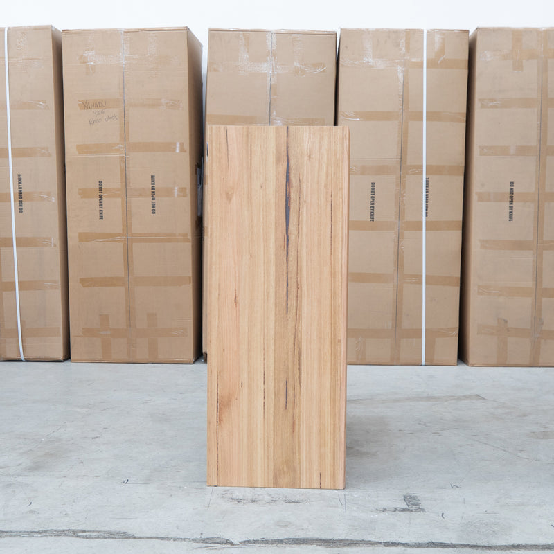 Noah 5 Drawer Hardwood Tallboy - Natural - Warehouse Furniture Clearance