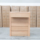 Noah 5 Drawer Hardwood Tallboy - Natural - Warehouse Furniture Clearance