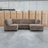 The Nobu Modular Corner Lounge with Ottoman - Chocolate