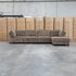 The Nobu Modular Corner Lounge with Ottoman - Chocolate