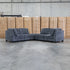 The Nobu Modular Corner Lounge with Ottoman - Carbon