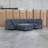 The Nobu Modular Corner Lounge with Ottoman - Carbon