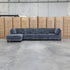 The Nobu Modular Corner Lounge with Ottoman - Carbon