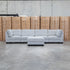 The Nobu Modular Corner Lounge with Ottoman - Oat