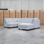 The Nobu Modular Corner Lounge with Ottoman - Oat - PRE ORDER Available After 5th November available to purchase from Warehouse Furniture Clearance at our next sale event.