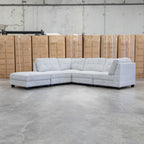 The Nobu Modular Corner Lounge with Ottoman - Oat - PRE ORDER Available After 5th November available to purchase from Warehouse Furniture Clearance at our next sale event.