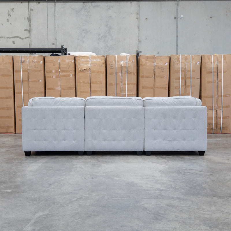 The Nobu Modular Corner Lounge with Ottoman - Oat