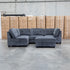The Nobu Modular Corner Lounge with Ottoman - Carbon