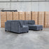 The Nobu Modular Corner Lounge with Ottoman - Carbon