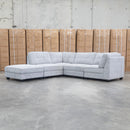 The Nobu Modular Corner Lounge with Ottoman - Share Slate available to purchase from Warehouse Furniture Clearance at our next sale event.