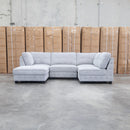 The Nobu Modular Corner Lounge with Ottoman - Share Slate available to purchase from Warehouse Furniture Clearance at our next sale event.
