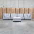 The Nobu Modular Corner Lounge with Ottoman - Share Slate