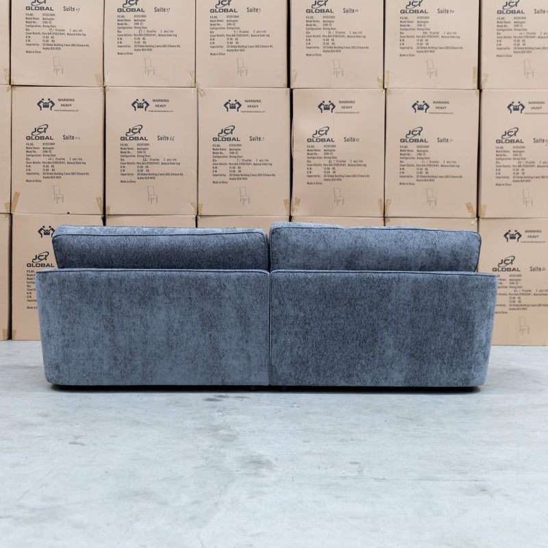 The Noosa Feather & Foam 2.5 Seater Lounge - Licorice available to purchase from Warehouse Furniture Clearance at our next sale event.