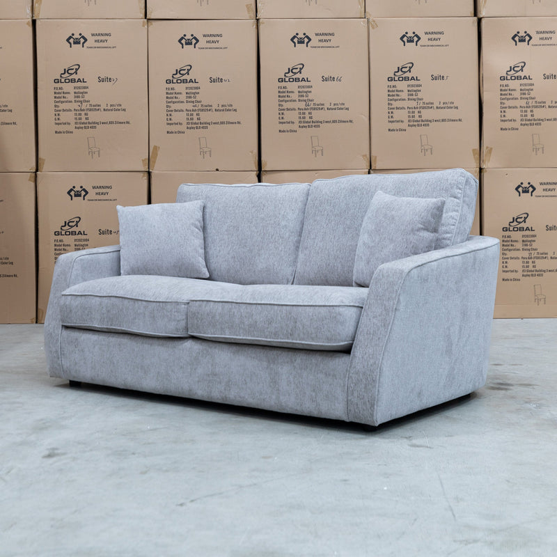 The Noosa Feather & Foam 2.5 Seater Lounge - Slate available to purchase from Warehouse Furniture Clearance at our next sale event.