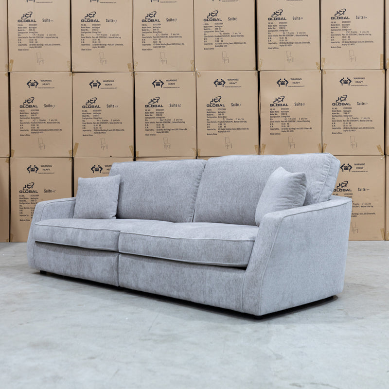 The Noosa Feather & Foam 3 Seater Lounge - Slate available to purchase from Warehouse Furniture Clearance at our next sale event.