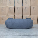 The Noosa Curved Fabric Three Seat Sofa - Dark Grey available to purchase from Warehouse Furniture Clearance at our next sale event.