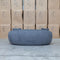 The Noosa Curved Fabric Three Seat Sofa - Dark Grey available to purchase from Warehouse Furniture Clearance at our next sale event.