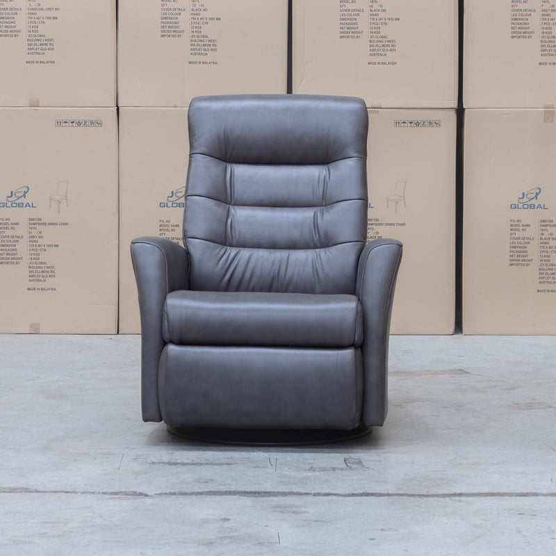 The La-Z-Boy Nova Large Plus Rocker Recliner Swivel Chair - Aurora Charcoal available to purchase from Warehouse Furniture Clearance at our next sale event.