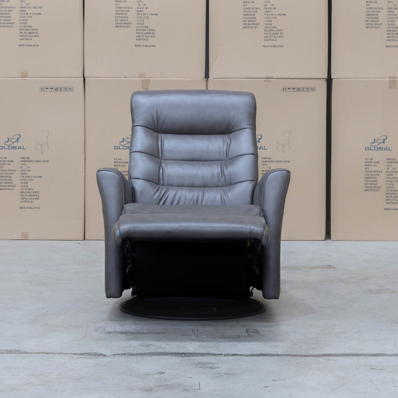 The La-Z-Boy Nova Large Plus Rocker Recliner Swivel Chair - Aurora Charcoal available to purchase from Warehouse Furniture Clearance at our next sale event.
