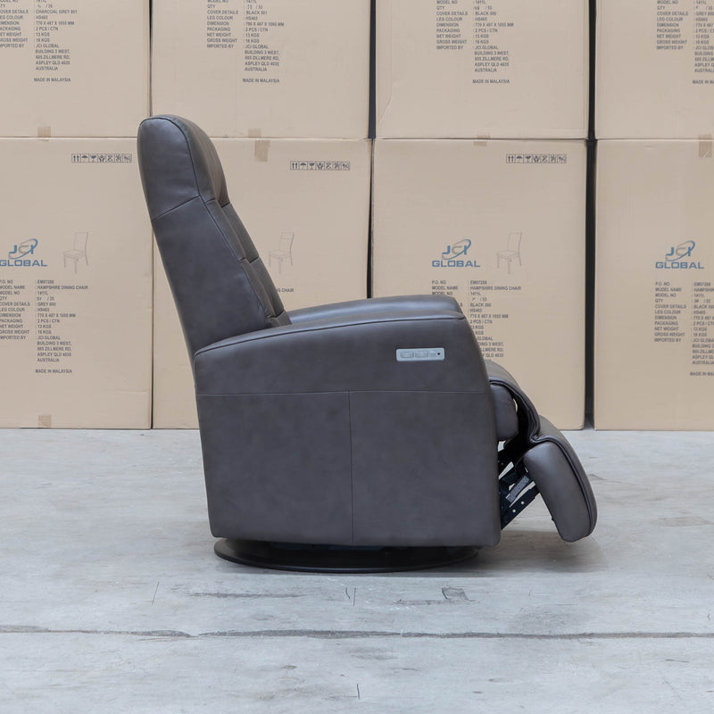 The La-Z-Boy Nova Large Plus Rocker Recliner Swivel Chair - Aurora Charcoal available to purchase from Warehouse Furniture Clearance at our next sale event.