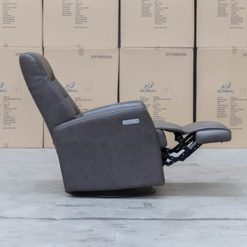 The La-Z-Boy Nova Large Plus Rocker Recliner Swivel Chair - Aurora Charcoal available to purchase from Warehouse Furniture Clearance at our next sale event.