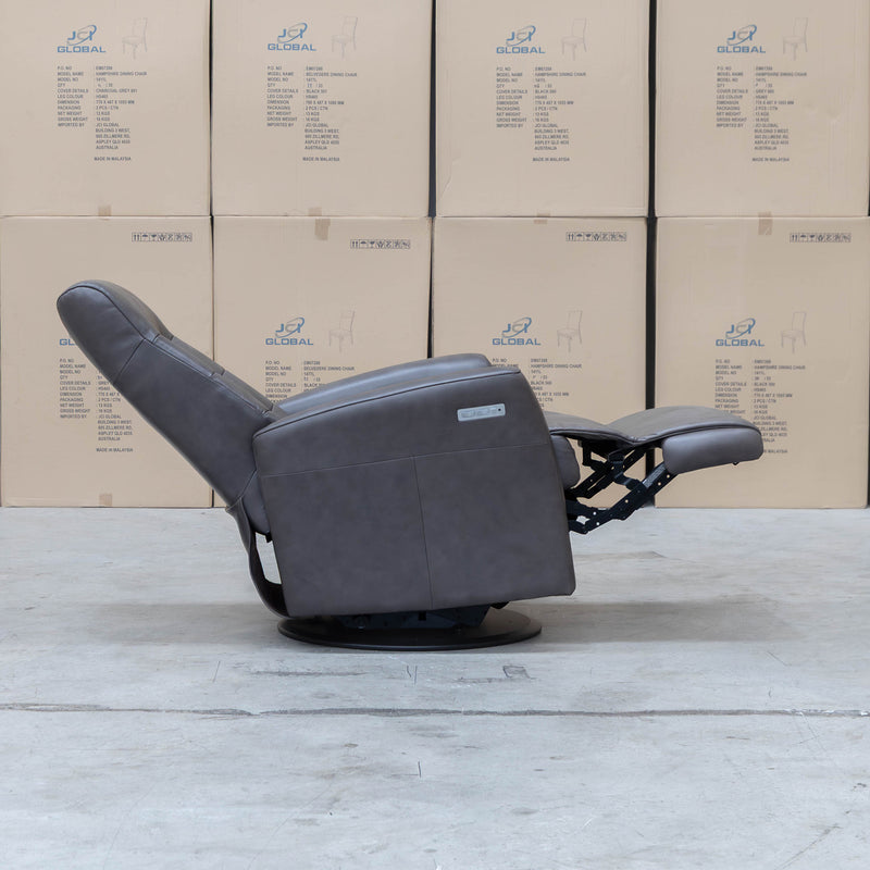 The La-Z-Boy Nova Large Plus Rocker Recliner Swivel Chair - Aurora Charcoal available to purchase from Warehouse Furniture Clearance at our next sale event.