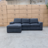 The Oakland Sofa Bed with LHF Storage Chaise - Charcoal