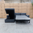 Oakland Sofa Bed with LHF Storage Chaise - Charcoal - Available After 15th June