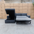 The Oakland Sofa Bed with LHF Storage Chaise - Charcoal