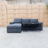 The Oakland Sofa Bed with LHF Storage Chaise - Charcoal