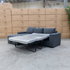 The Oakland Sofa Bed with LHF Storage Chaise - Charcoal