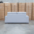 The Oakland Two Seater Metal Action Sofa Bed - Silver