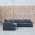 The Oakville Deep Seat Fabric Corner Lounge - Charcoal