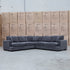 The Oakville Deep Seat Fabric Corner Lounge - Charcoal
