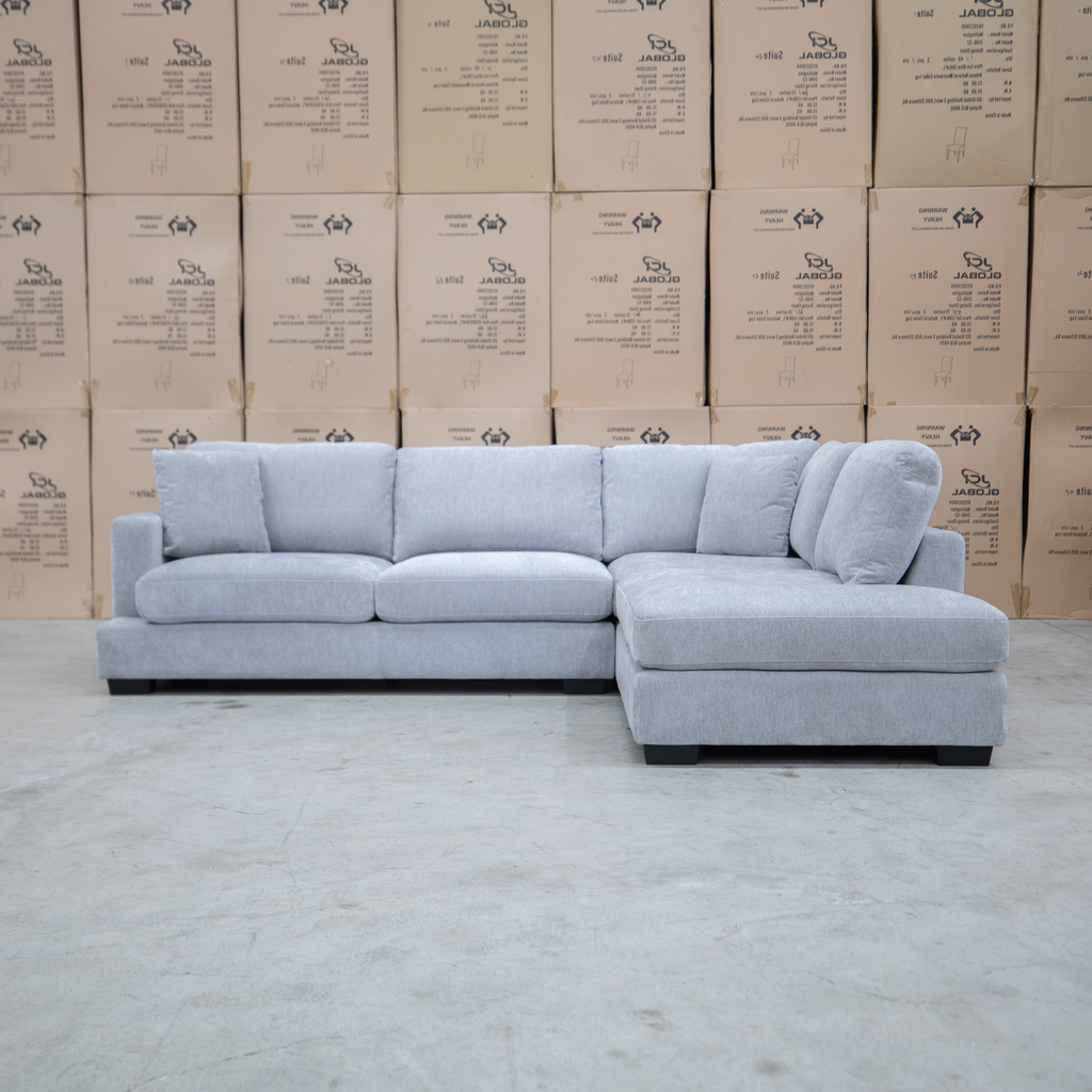 The Oakville Deep Seat RHF Chaise Lounge - Smoke available to purchase from Warehouse Furniture Clearance at our next sale event.